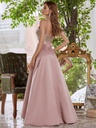 Vestido con aplicaciones florales