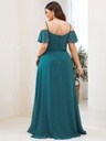 Vestido con aplicaciones florales