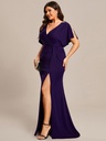 Vestido con aplicaciones florales