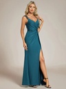 Vestido con aplicaciones florales