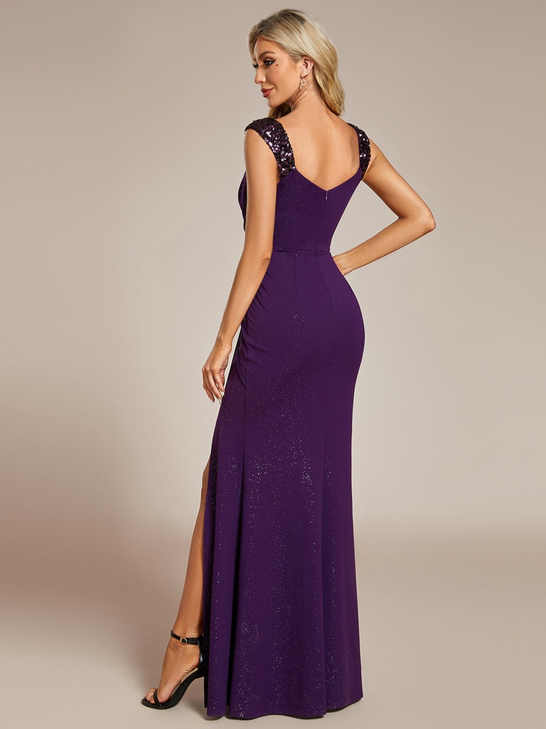 Vestido con aplicaciones florales