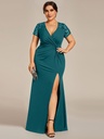 Vestido con aplicaciones florales