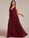 Vestido con aplicaciones florales