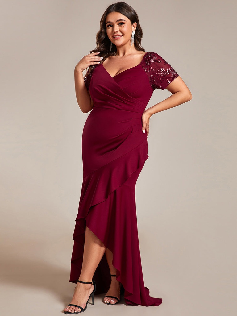 Vestido con aplicaciones florales