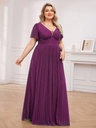 Vestido con aplicaciones florales