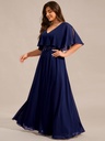 Vestido con aplicaciones florales