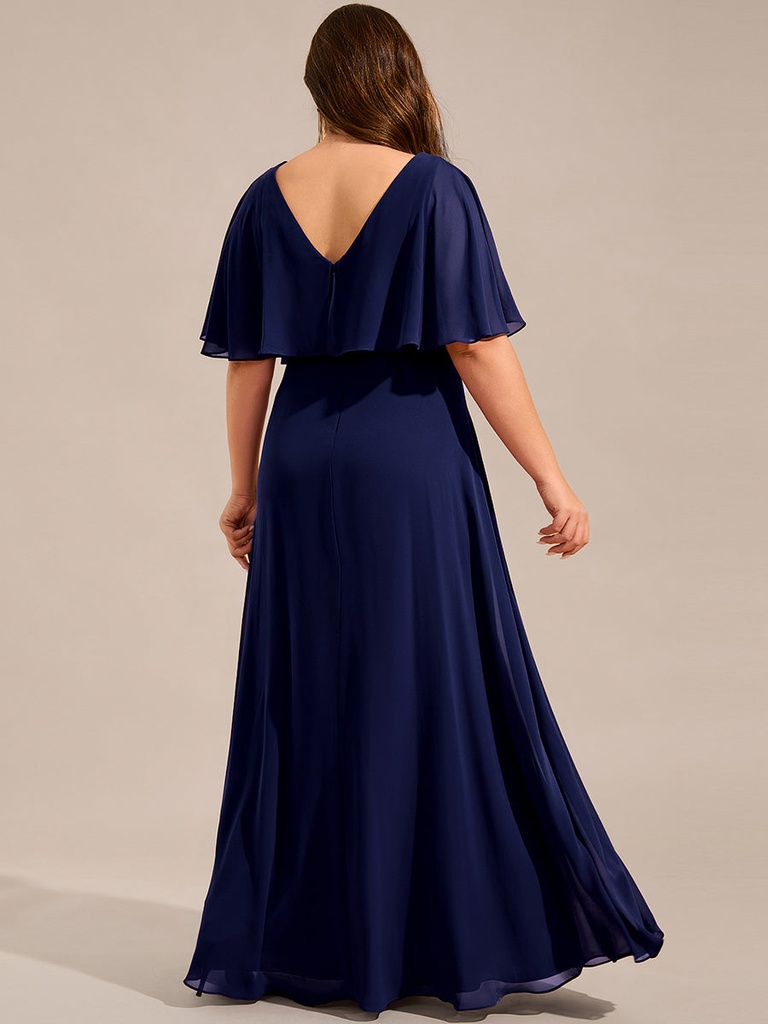 Vestido con aplicaciones florales
