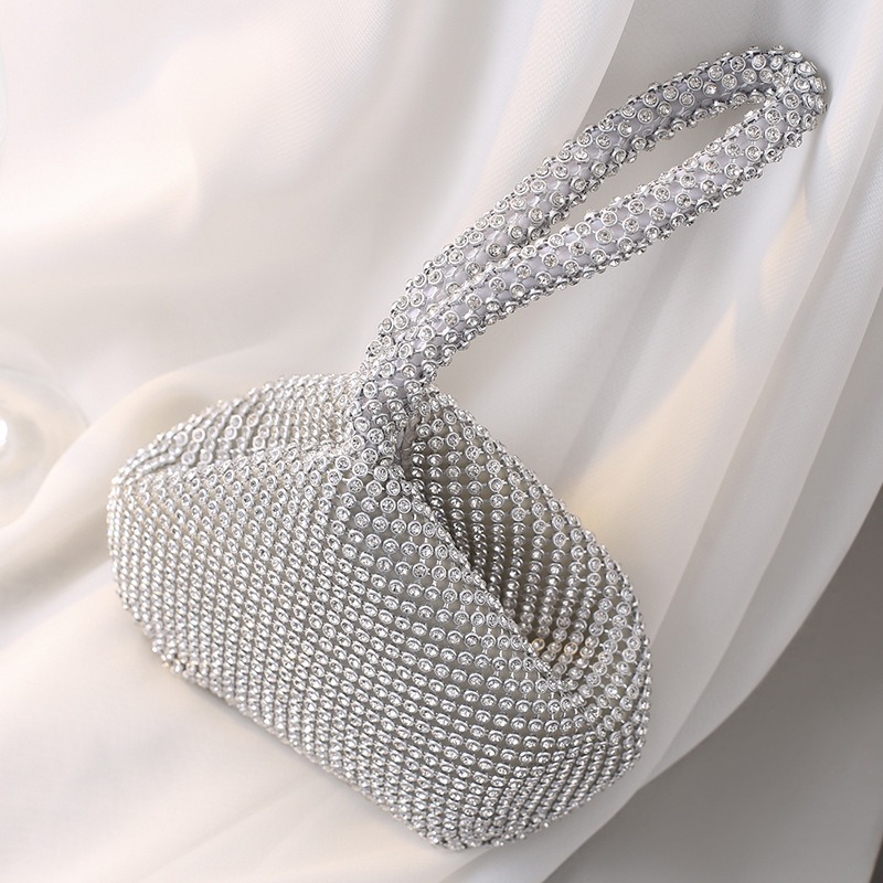Bolso brillante geométrico