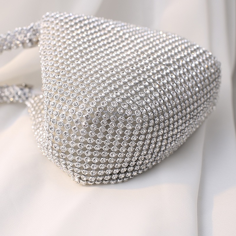 Bolso brillante geométrico