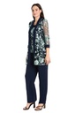 Traje floral con pantalón y saco
