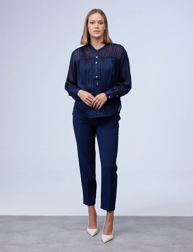 Blusa con botones de vestir