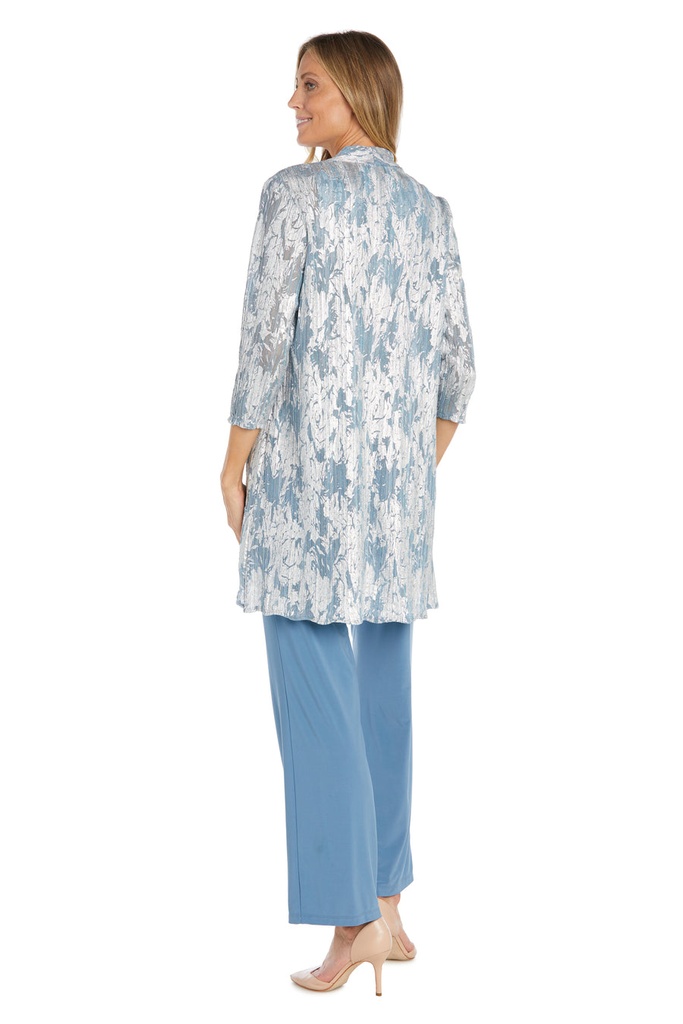 Traje metalizado con pantalón y saco