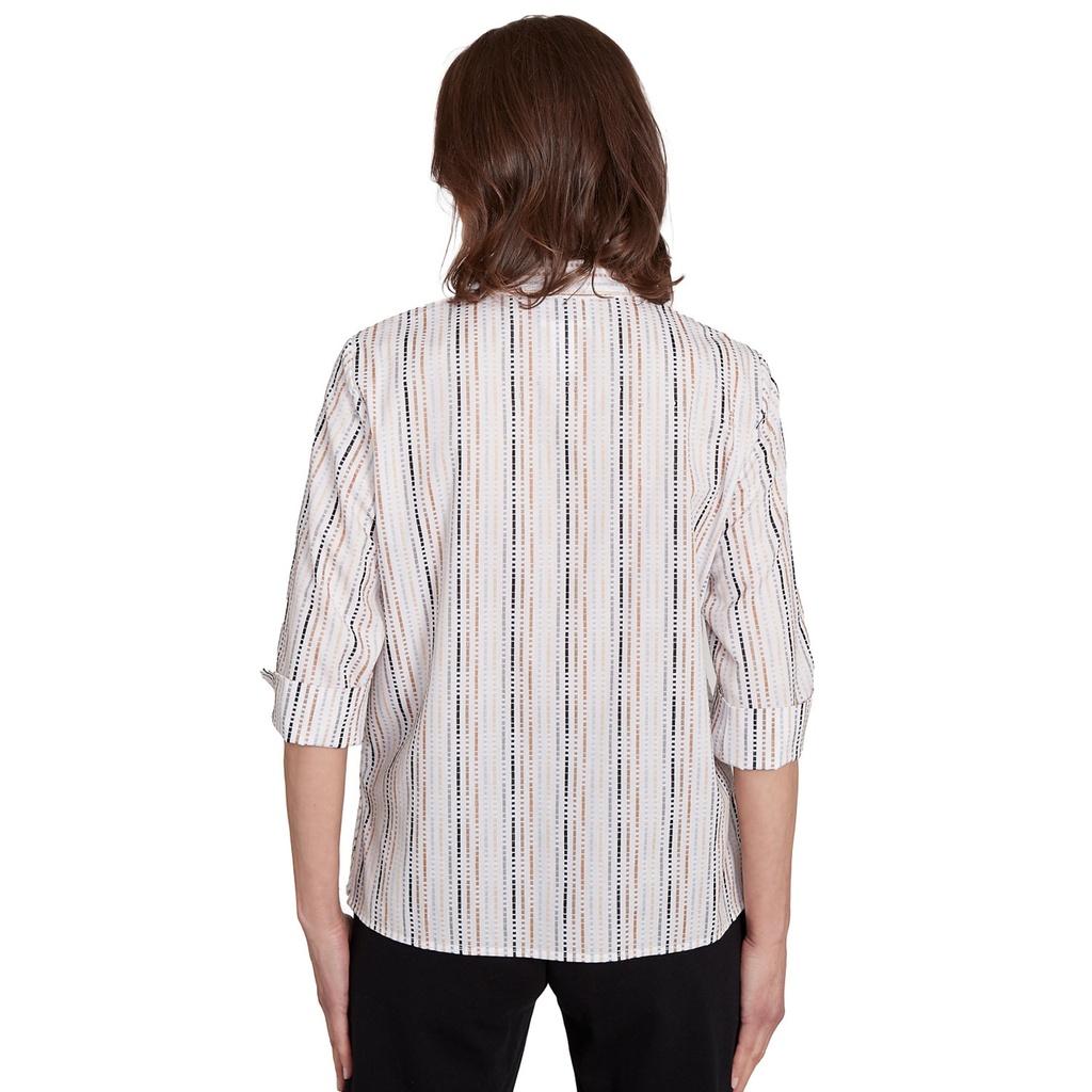 Camisera a rayas con detalles metálicos