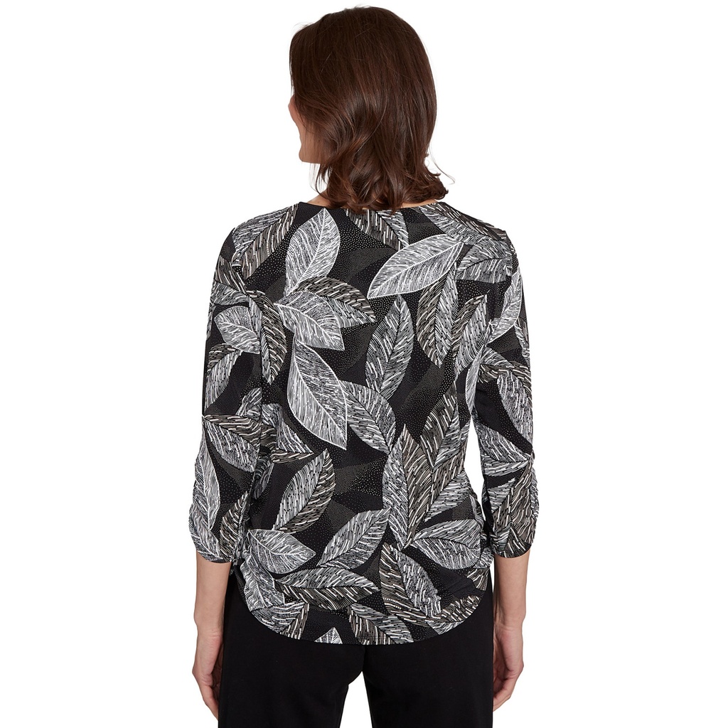 Camisera a rayas con detalles metálicos