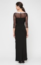 Vestido con escote adornado