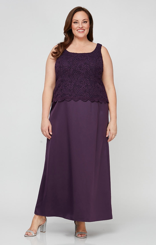 Vestido de encaje con chaqueta