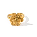 Anillo ajustable de maxi flor