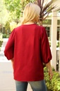 Blusa con escote en V