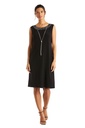 Vestido con chaqueta con purpurina