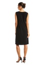 Vestido con chaqueta con purpurina