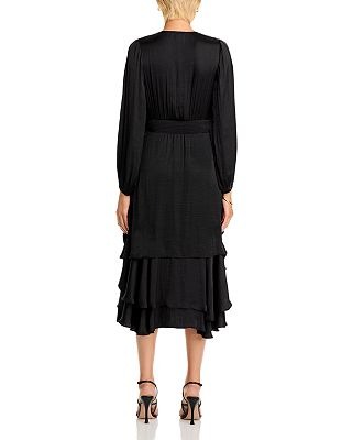 Vestido midi asimétrico Bei