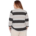 Blusa con lazo lateral a rayas