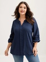 Blusa con borlas y estampado Bohemio