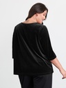 Blusa traslapada con botones