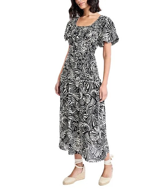 Vestido maxi floral Alessandra