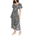 Vestido maxi floral Alessandra