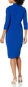 Vestido sólido de escote anudado