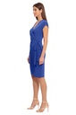 Vestido sólido de escote anudado