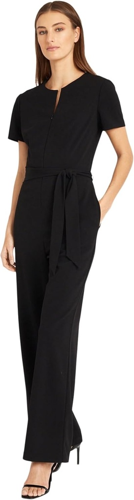 Overall con escote de muescas