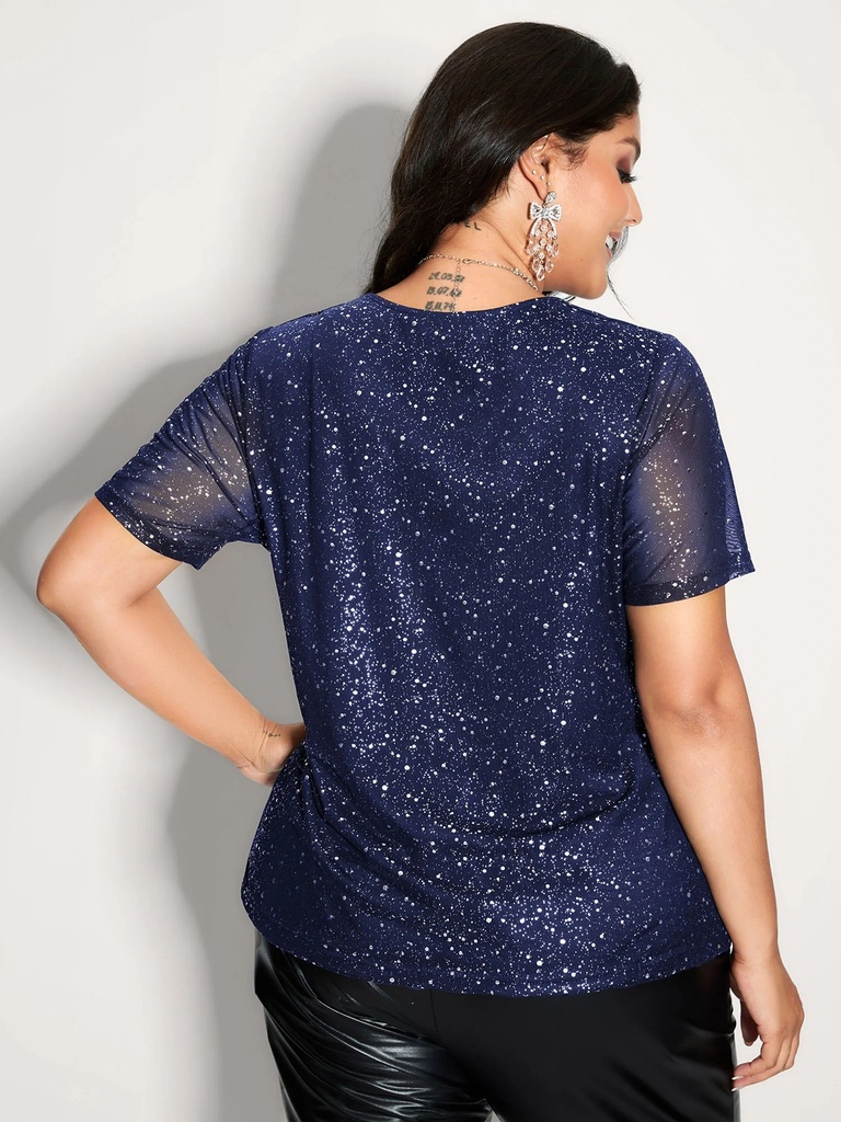 Blusa con borlas y estampado Bohemio