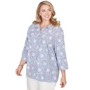 Blusa con medallón de patchwork