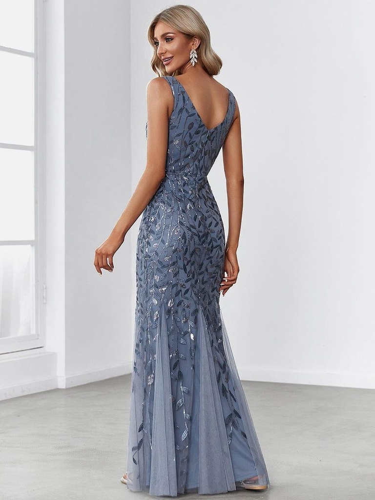 Vestido de sirena con lentejuelas
