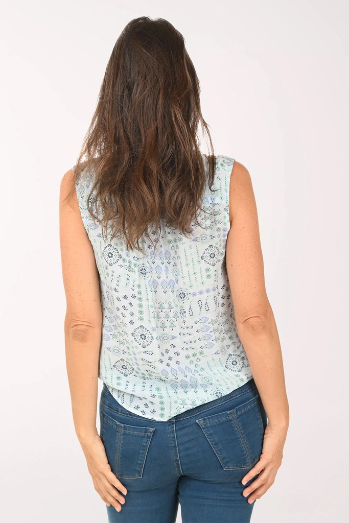 Blusa con cierre de botones
