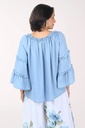 Blusa de manga acampanada
