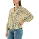 Blusa con estampado floral acuarela