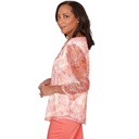 Blusa con estampado de chevrón