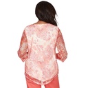 Blusa con estampado de chevrón