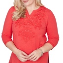 Blusa con cuello dividido