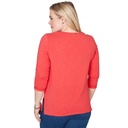 Blusa con cuello dividido