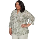 Blusa con estampado floral