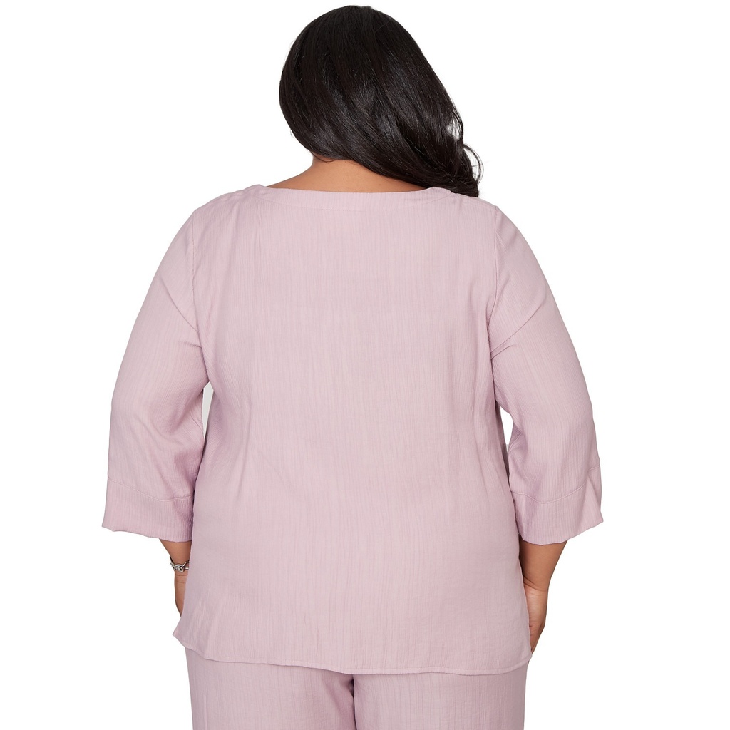 Blusa con estampado texturizado