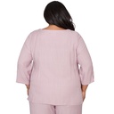 Blusa con estampado texturizado