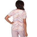 Blusa con estampado de espiga