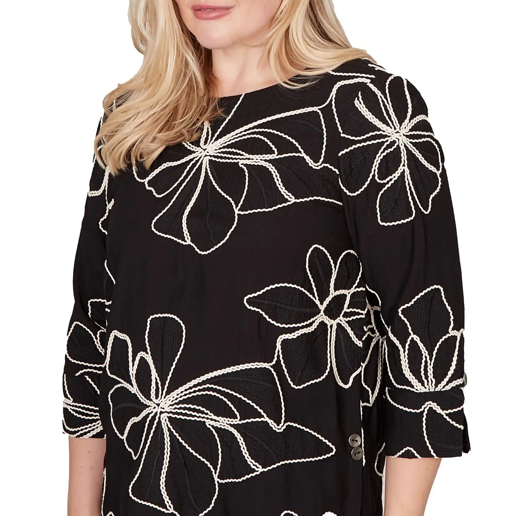 Blusa con estampado floral