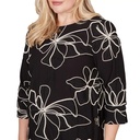 Blusa con estampado floral