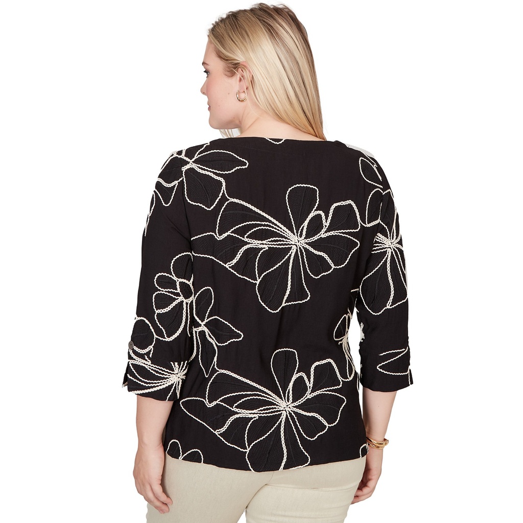 Blusa con estampado floral